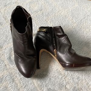 Brown ankle boots